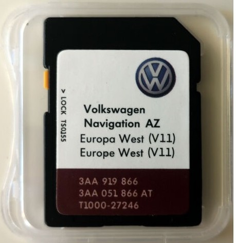 VW RNS315 aktualizace map v12 2020 West