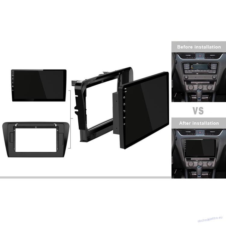 Autorádio pro Škoda Octavia III 2013-2018 s 10,1" LCD, Android 11 WI-FI, GPS,4G/64G