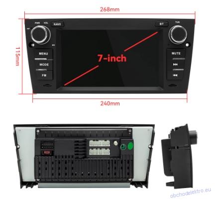 Android 13 Radio Multimedia pro BMW E90/E91/E92/E93 Navigace 8core 4G/64GB