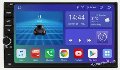 2DIN Navigace Android 14 8GB/128G Android Auto + Carplay