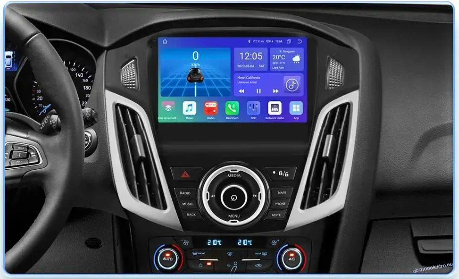 Android 12 multimedia GPS pro vozy Ford Focus 3 2012-2017 128GB