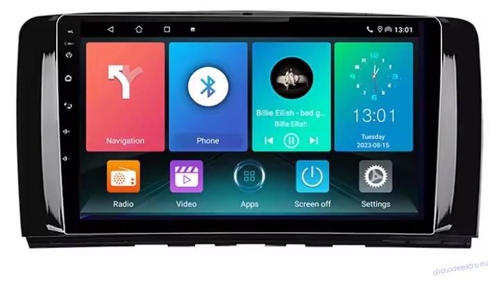 Mercedes Benz R-class Android 14 GPS navigace, 4/64GB