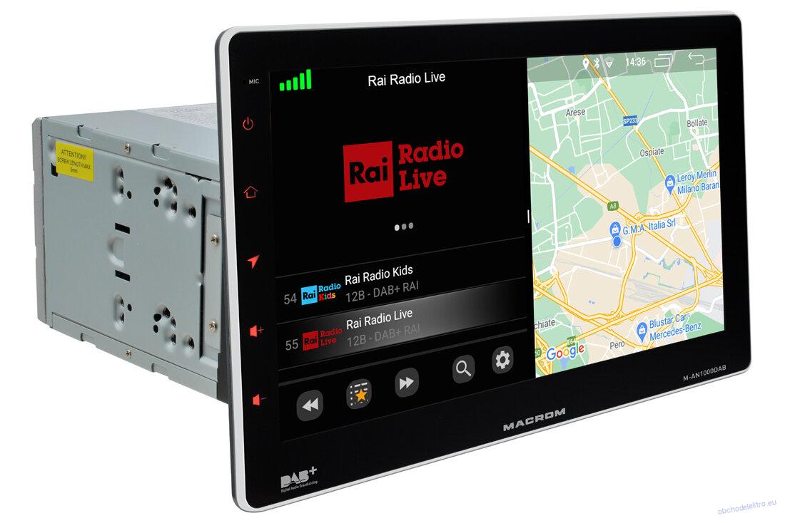 MACROM M-AN1000DAB tuner Android OS