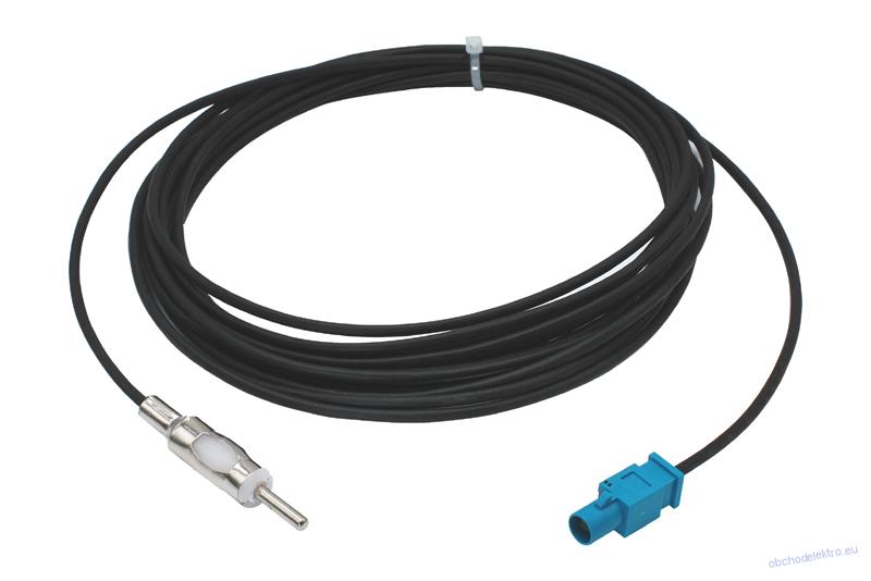 Prodlužovací kabel DIN samec - FAKRA samec 500cm