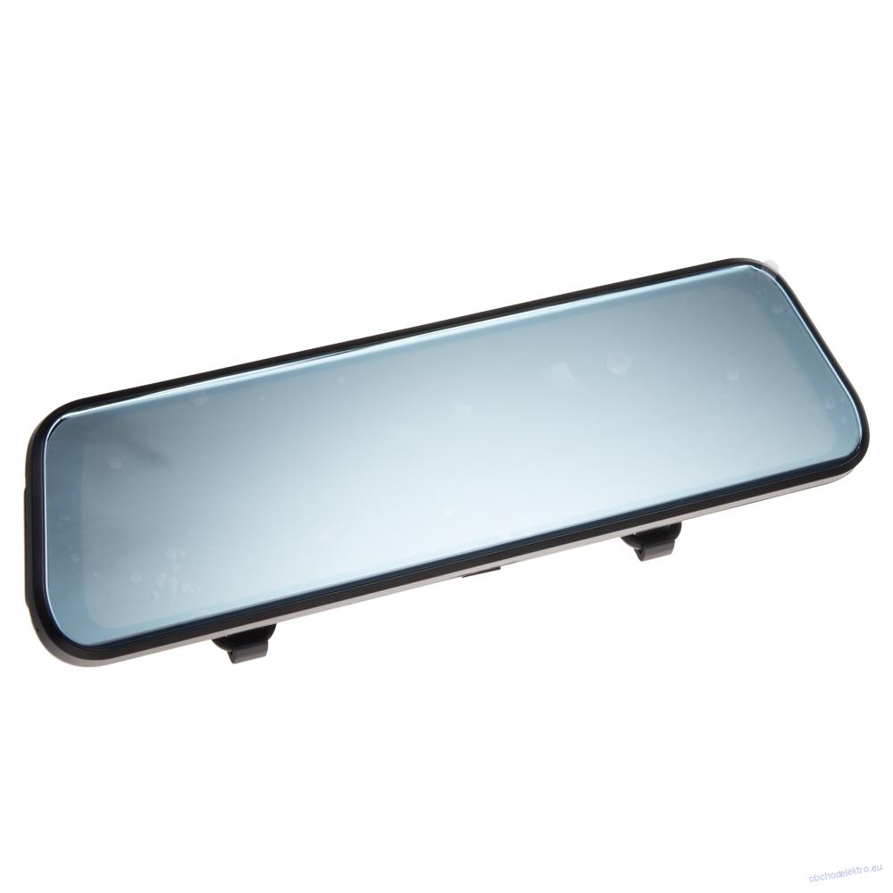LCD monitor 9,66" s dual DVR kamerou v zrcátku pro montáž na zrcátko