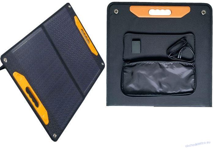 Fotovoltaický solární panel 12V/80W, SZ-80-36MFE-A, přenosný, skládací