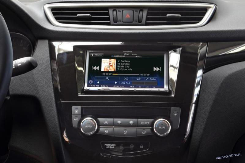 Instal.sada 2DIN rádia NISSAN Qashqai II. (14->) / X-Trail II.(14->)