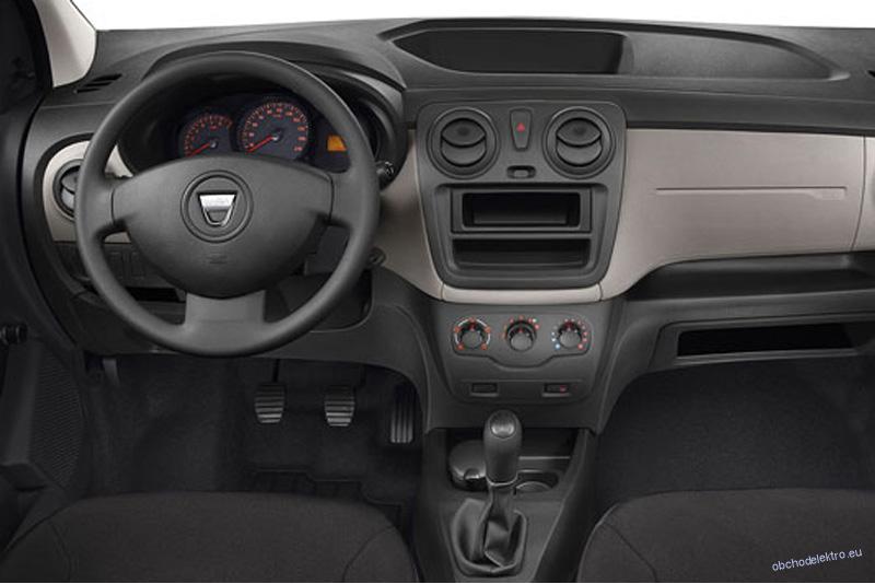 Rámeček 2DIN autorádia Dacia Lodgy - černá matná