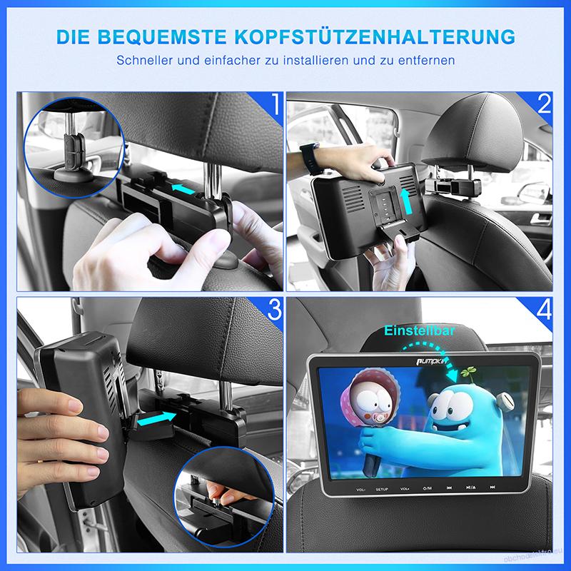 10.1" Hdmi LCD monitor na opěrku DVD/SD/USB