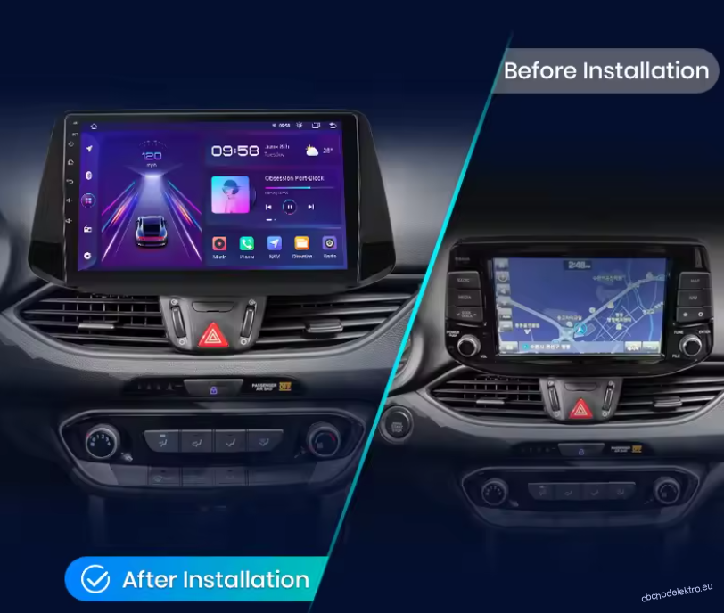 Hyundai i30 2017 multimediální jednotka GPS