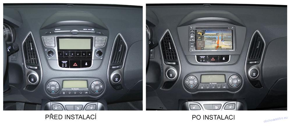 Rámeček 2DIN autorádia Hyundai ix35 (09-15)