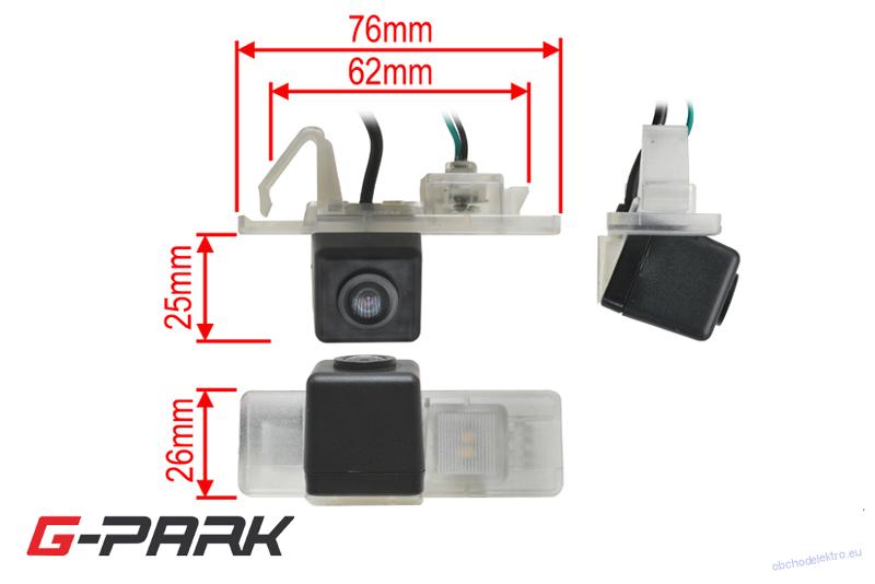CCD parkovací kamera CITROEN / PEUGEOT - LED