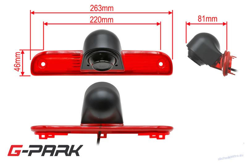 CCD parkovací kamera FIAT Ducato / PEUGEOT Boxer / Citroen Jumper