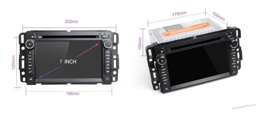 Android 9.0 Car Multimedia DVD GPS Radio pro GMC Chevrolet Chevy Yukon Sierra 