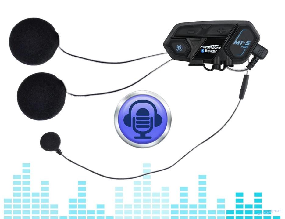 Interkom do helmy s Bluetooth 5.0