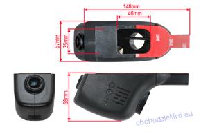 DVR kamera HD, Wi-Fi HYUNDAI, KIA, TOYOTA