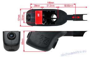DVR kamera HD, Wi-Fi, HONDA, MUTSUBISHI, SUBARU, TOYOTA...
