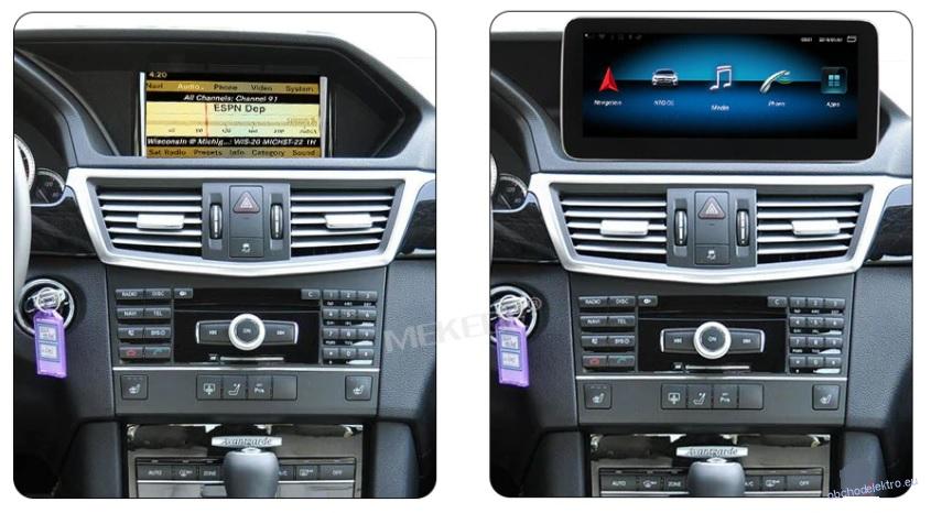 Android 13 typ NTG4 2G+32G 4G LTE GPS Navigace pro Mercedes Benz E Class W212 (S212) E200 E230 E260 E300