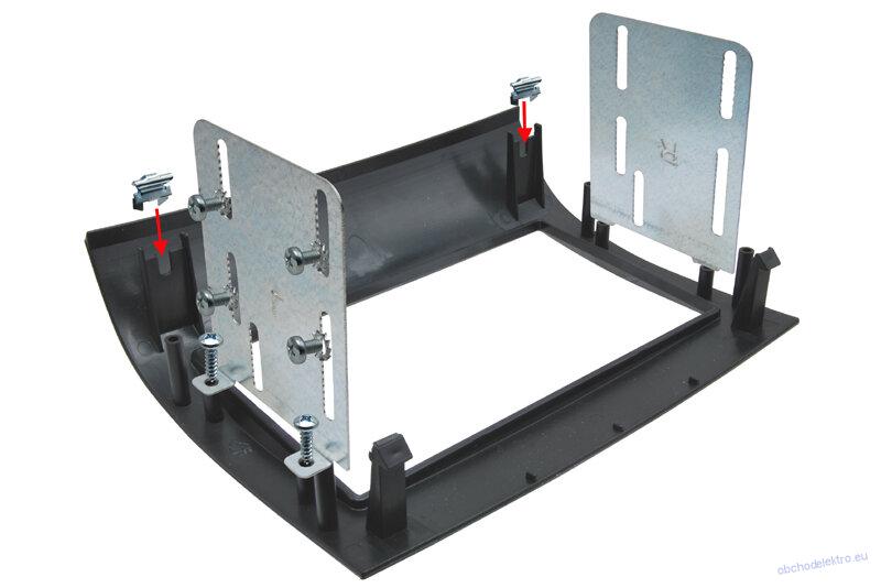 Instalační sada 2DIN rádia FIAT Ducato / CITROEN Jumper / PEUGEOT Boxer (2014->)
