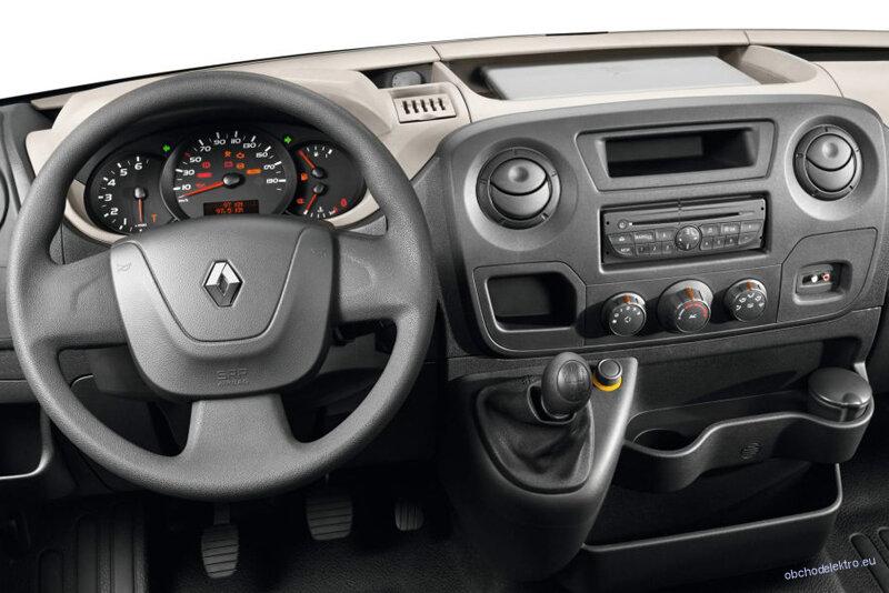 Adaptér 2DIN autorádia RENAULT Master (10->) / OPEL Movano (14->) / NISSAN NV400 (10->)