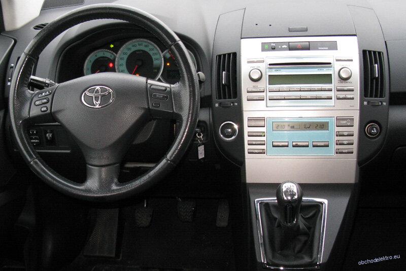 Instalační sada 2DIN rádia Toyota Corolla Verso (04-09) - černá