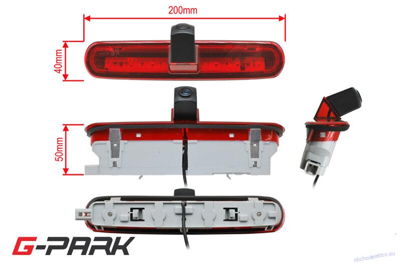 CCD parkovací kamera FIAT Doblo (2010->) / OPEL Combo (2011-2017)