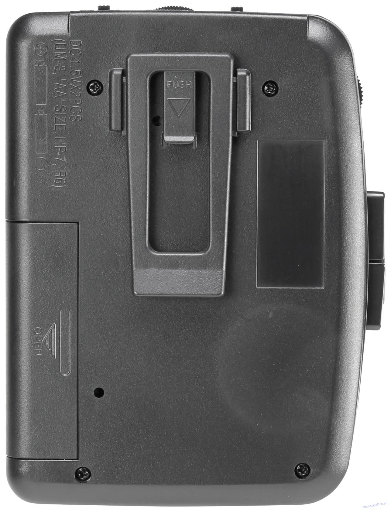 Renkforce RF-CP-150 přenosný přehrávač kazet Walkman černá