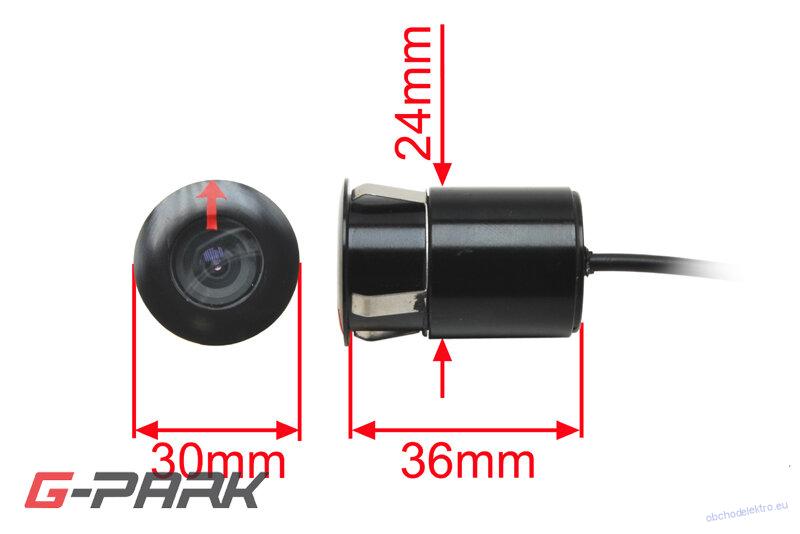 Univerzální zadní / přední parkovací kamera do otvoru 24mm