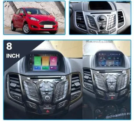 Android 9.0 Auto Multimedia Autoradio GPS Video Pro Ford Fiesta 2013 - 2016 Hlavní jednotka do auta
