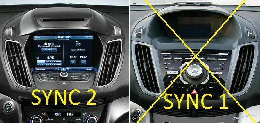Aktualizace navigace Ford F12 2023 Sync2 SD karta Evropa