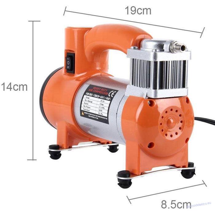 Kompresor do auta WM102-10, 12V, 7bar, 30l/min, LED svítilna