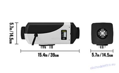 Nezávislé topení Vevor 12V 5KW