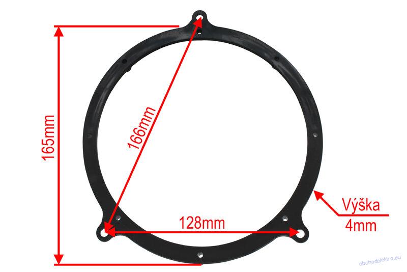Adaptér repro 165mm Audi A3 / A4 / A6 / TT