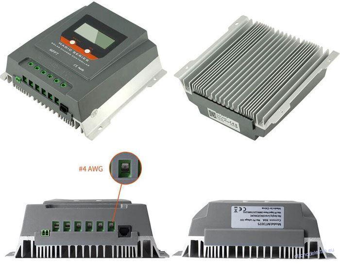 Solární regulátor MPPT Lumiax MT3075-BT, 12-24V/30A, s bluetooth
