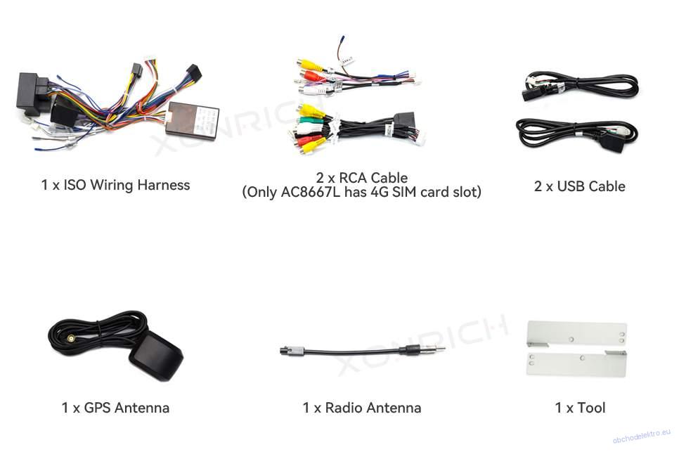 BMW E46 Android 11 GPS navigace 2GB/32GB