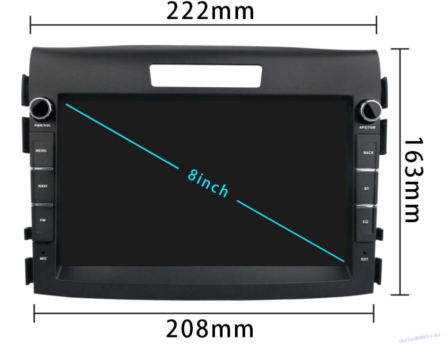 HONDA CR-V ANDROID 12 4G+64G multimediální systém