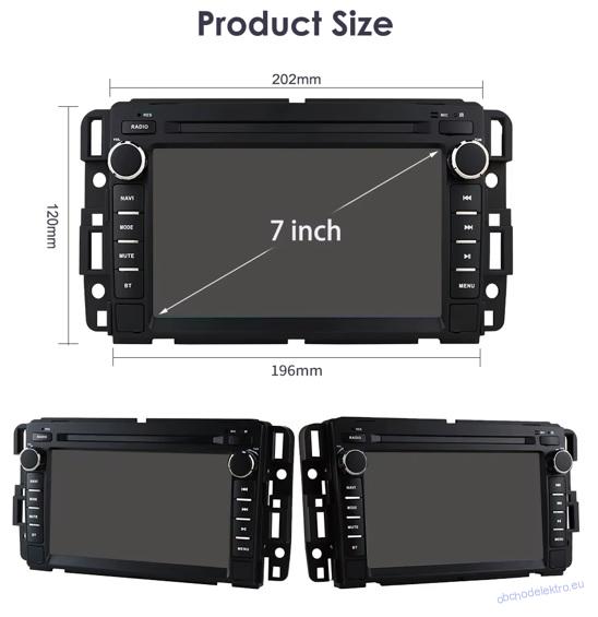 Chevrolet Buick GMC Android 13 multimedia GPS navigace