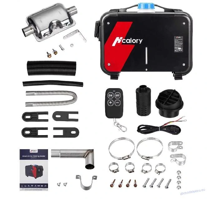 Hcalory 12V/24V/220V 5KW Přenosné All In One Diesel Topení s LCD