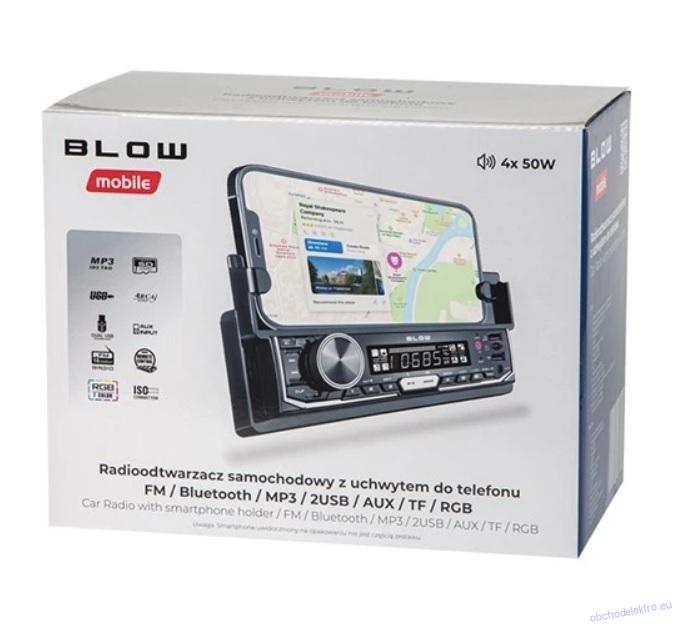 Autorádio BLOW AVH-8970 s držákem na mobil a ovladačem, doprodej