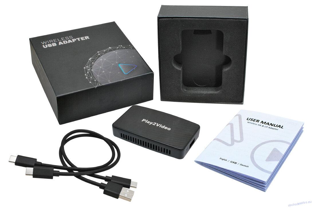 Adaptér pro bezdrátový Apple CarPlay / Android Auto / Netflix / YouTube / USB