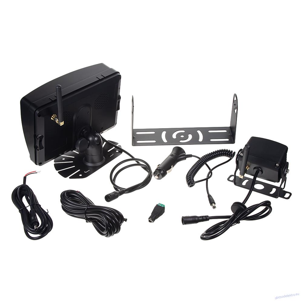 SET bezdrátový digitální kamerový systém s monitorem 7" AHD, 2CH, DVR