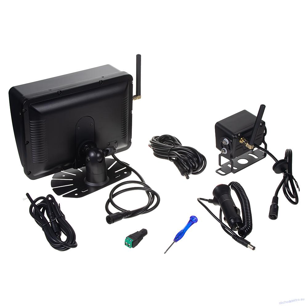 SET bezdrátový digitální kamerový systém s monitorem 7" AHD, voděodolný