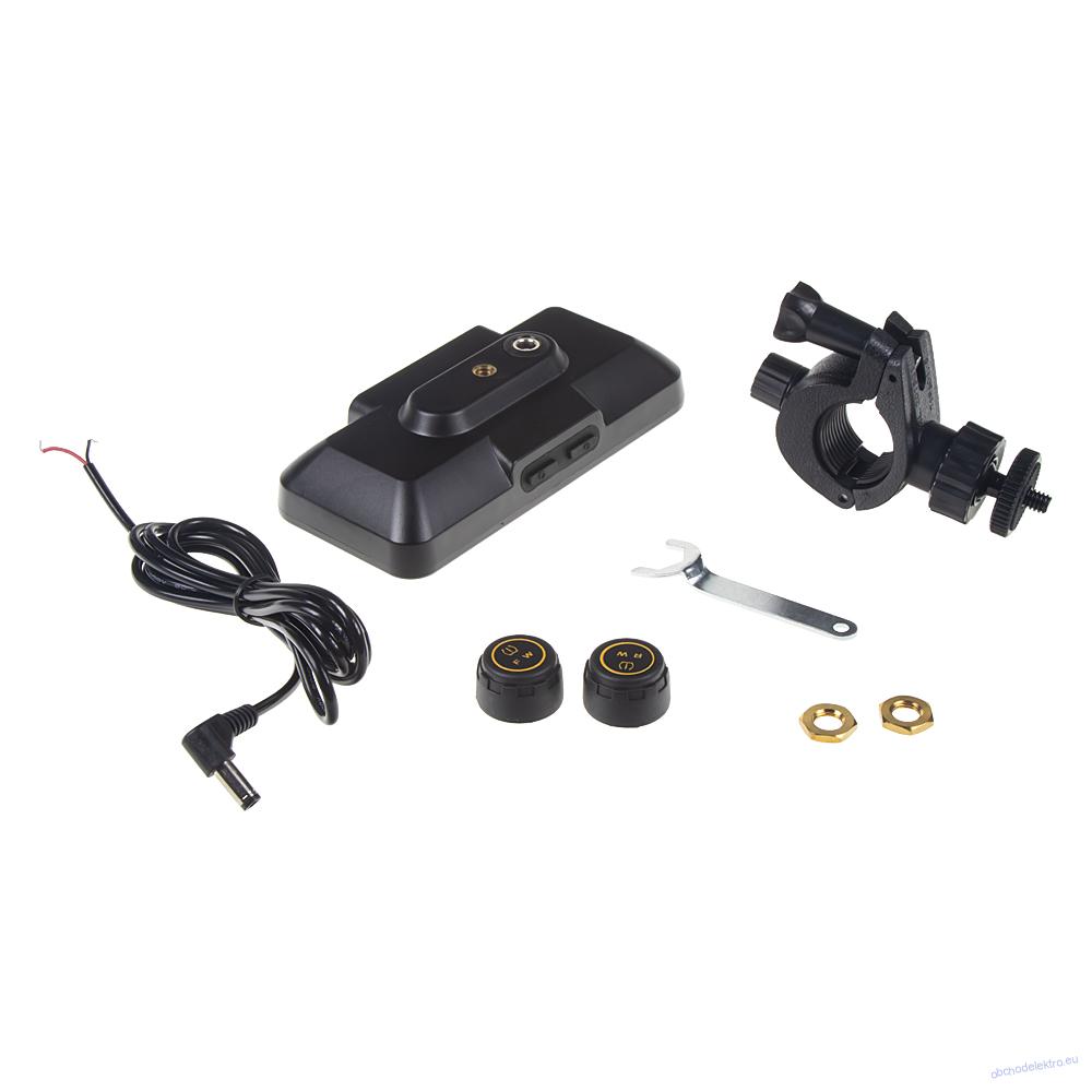 Palubní DISPLEJ 4,2" LCD, GPS měřič rychlosti, TPMS (kontrola tlaku v pneu) pro motocykl