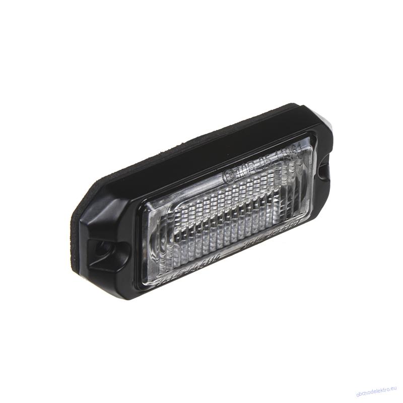 x SLIM výstražné LED světlo vnější, červené, 12-24V, ECE R10