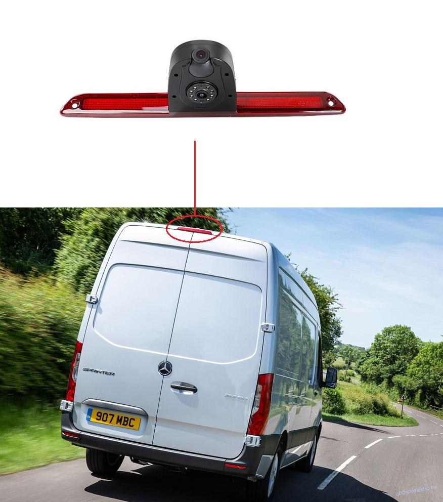 Dvojitá kamera 4PIN NTSC/PAL pro Mercedes Sprinter, VW Crafter