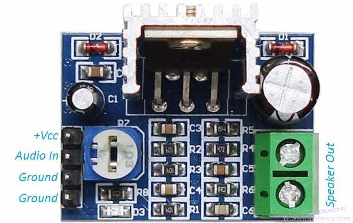 Zesilovač 16W, modul s TDA2030