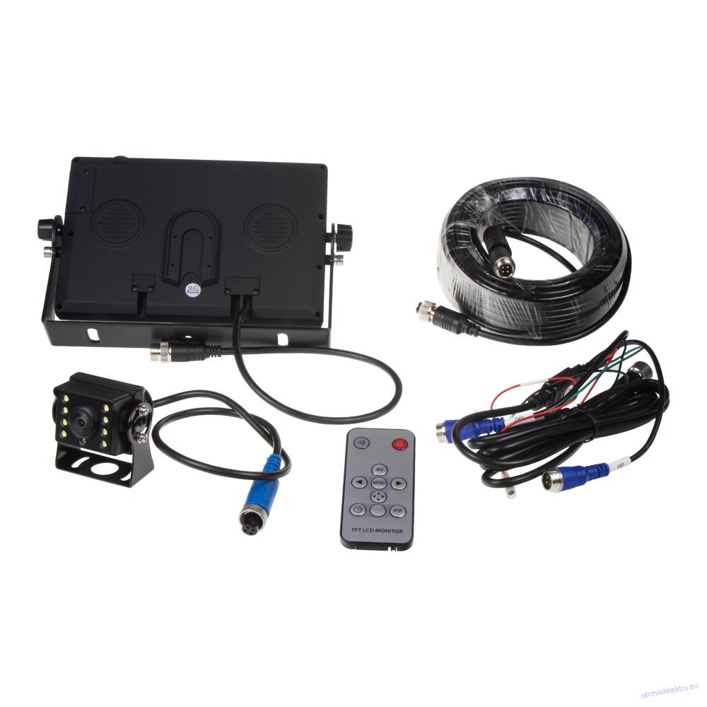 AHD kamerový set s monitorem 7", kamerou 140°