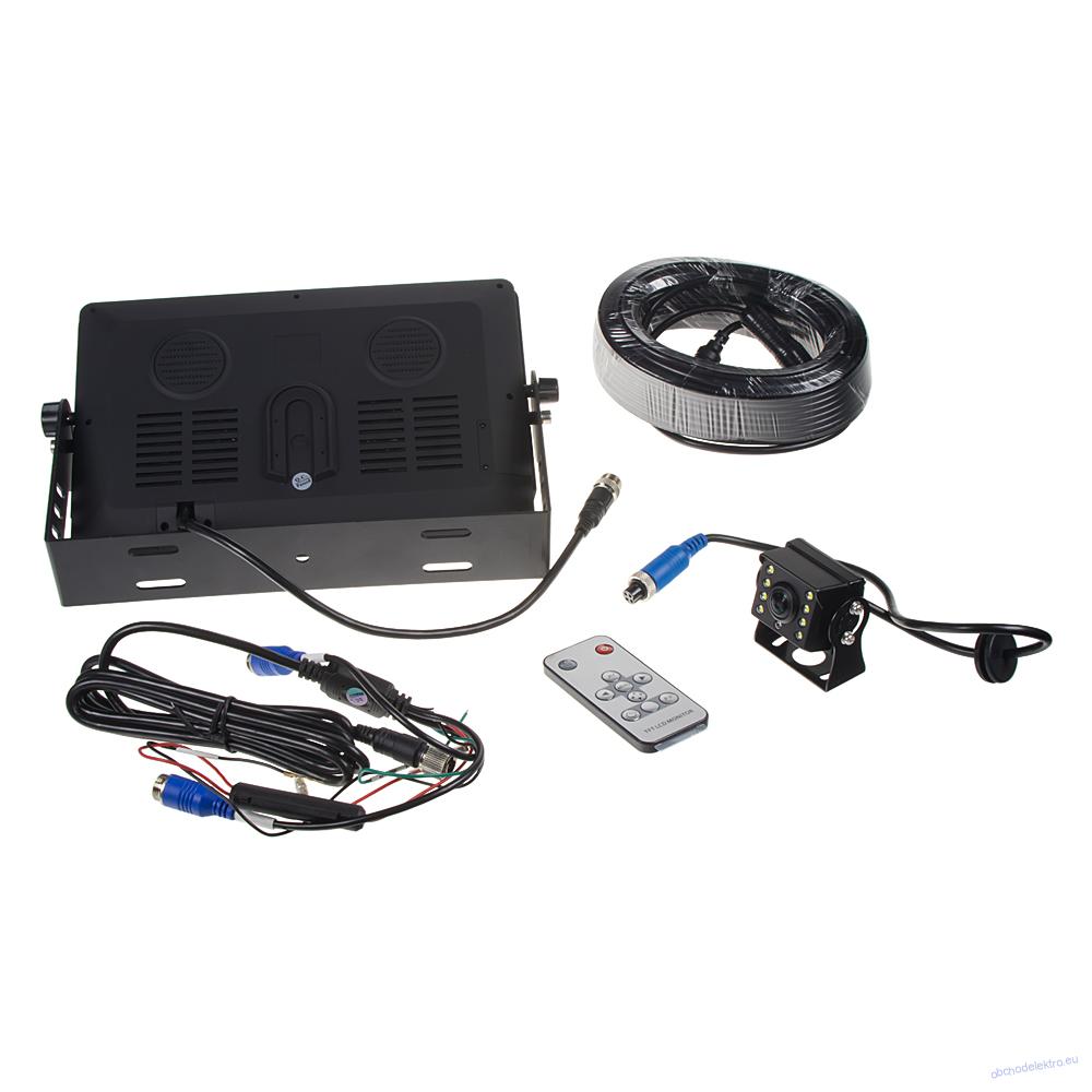 AHD kamerový set s monitorem 9", kamerou 140°