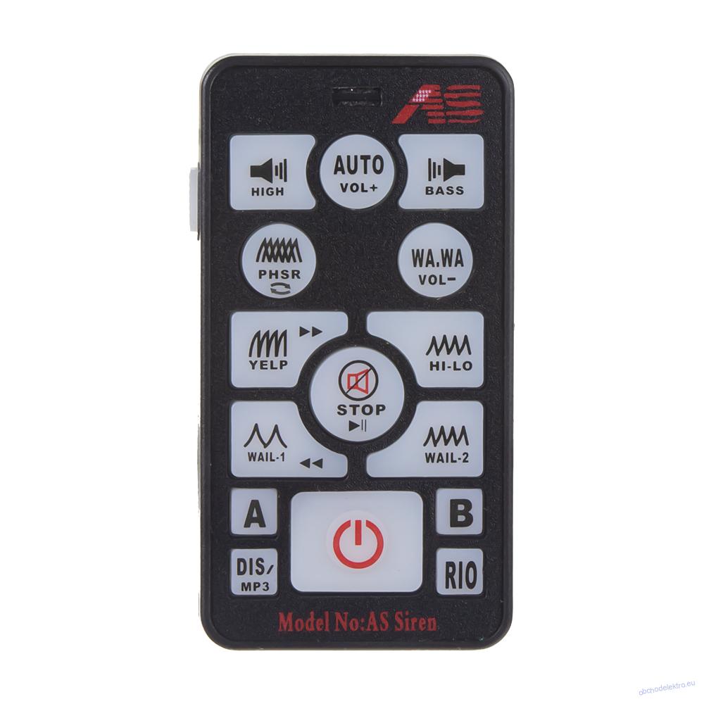 Profesionální výstražný systém s mikrofonem 400W 12V