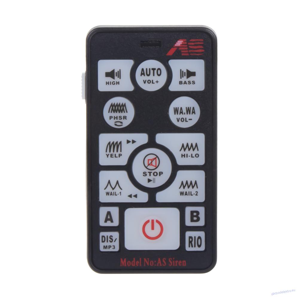 Profesionální výstražný systém s mikrofonem 200W 12V